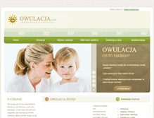 Tablet Screenshot of owulacja.com